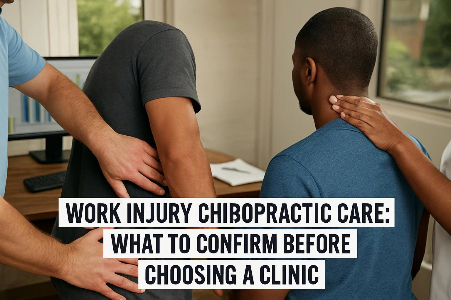 Work Injury Chiropractic Care: What to Confirm Before Choosing a Clinic