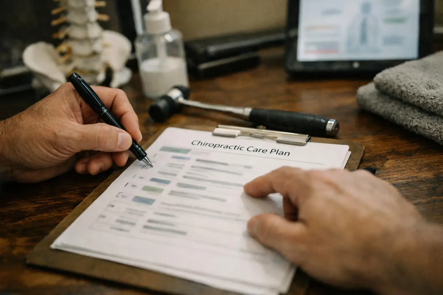 Chiropractic Care Plan in Chiropractor: Chiropractic Care Plan is a personalized, step-by-step outline created by a licens...