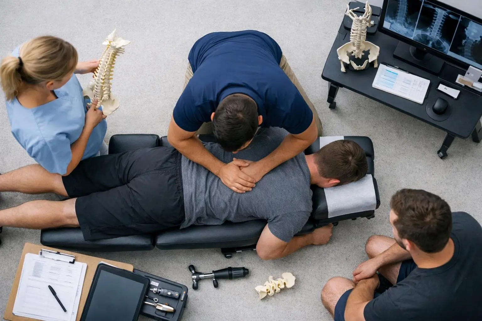 How Chiropractic School applies to Chiropractor services in Newnan, United States—practical illustration
