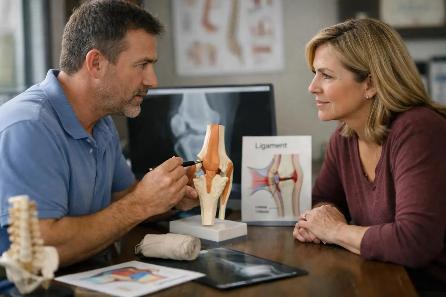 Ligament Injury in Chiropractor: Ligament Injury is damage to the tough, flexible bands of tissue that—visual guide