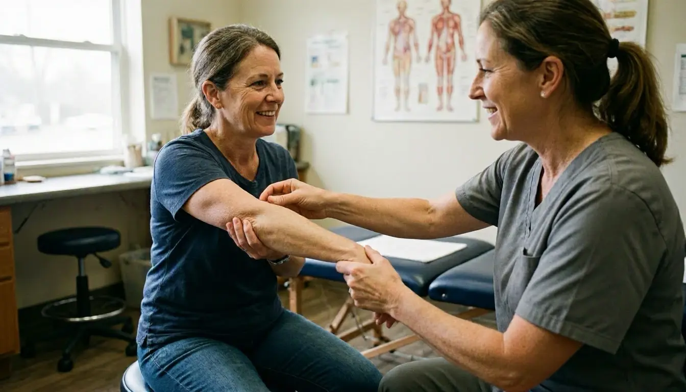 Mobilization in Chiropractor: Mobilization is a gentle, hands-on technique chiropractors use to restore movement in—visual...