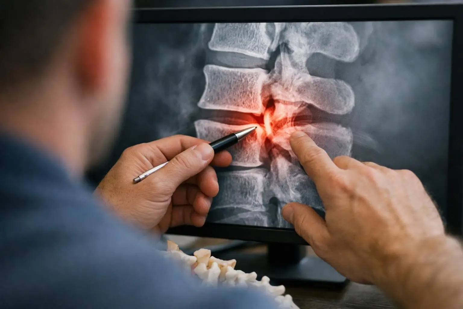Spinal Stenosis in Chiropractor: Spinal Stenosis is a narrowing of spaces within the spine that puts—visual guide